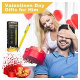 KEZKALS Valentines Day Gifts for Him, 9 in 1 Multitool Pen Gifts for Men, Mens Valentines Gifts for Boyfriend Husband, Birthday Gifts for Men Who Have Everything, Mens Gift for Dad, Cool Gadgets - Ret