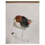 Potaroma Cat Toys Rechargeable Flapping Bird Sparrow, Lifelike Chirp Tweet, Touch Activated Kitten Toy Interactive Cat Exercise Toys for All Breeds Cat Kicker Catnip Toys 4.0 Inches - Retail: $13
