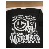 Momhood Some Days I Rock It Shirt - Overstimulated Moms Club Shirts - Skeleton Hand It Rocks Me Apparel - Gift for Mom On Mother