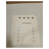 Laser & Inkjet Printer Cleaning Sheet, Reusable 8.5 x 11 Inch Letter Size Printer Cleaner Paper for Computer Scanner Copier Fax Roller Cleaning Sheet Kit - 10 Sheets