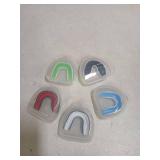 5 Pack Kids Youth Mouth Guard for Sports, Boys Girls Mouth Guard with Case, Child Teen Sports Mouthguard for Football Lacrosse Basketball Boxing Soccer Taekwondo MMA Karate - Retail: $10