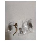 MuDuJia 4-Pack 3-1/2 Inch Centers Vintage Style Antique Bronze Bail Drawer Pull Drop Swing Handles Cabinet Knob Kitchen Hardware 3.5" 89 mm Centers (4) - Retail: $17