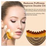 Lymphatic Contour Face Brush, Contour Face Brush Lymphatic Drainage Massager for Face, Ergonomically Designed to Fit The Skin Precisely and Relieve Fatigue (2PCS) - Retail: $13