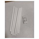 Delamu Cord Hider, Cord Covers for Wires on Wall, One-Cord Cable Hider, Self-Adhesive Wire Hiders Wire Covers for TV Cords on Wall, Easy Mount Cable Cover Management Kit, 6X W0.59 H0.4in, White - Reta