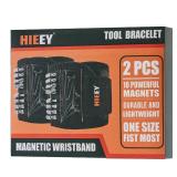 HIEEY 2 Pieces Magnetic Wristband for Holding Screws, Gifts for Men, Tool Belt Magnetic Wristband for Holding Screws, Cool Gadgets Christmas Gifts for Him Men Women Husband (Gift Box) - Retail: $10