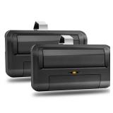 811LMX Gate Remote for liftmaster, 12-Code Switch Replaces 811LM, 811LMX Gate Opener Remote Compatible with 850LM/ 860LM Receivers, Using Security+ 2.0 Technology, 390 MHz and 315 MHz, 2pack - Retail: