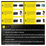 811LMX Gate Remote for liftmaster, 12-Code Switch Replaces 811LM, 811LMX Gate Opener Remote Compatible with 850LM/ 860LM Receivers, Using Security+ 2.0 Technology, 390 MHz and 315 MHz, 2pack - Retail: