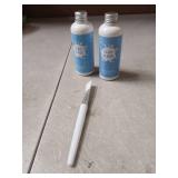 EIGTWEN 2 x 100ml Air Dry Clay Glaze, Gloss & Matte Finish, Prevents Cracking, Scratches, Watertight & Fireproof, Compatible with Clay, Plaster, Metal, Wood, Jewelry & More - Retail: $22