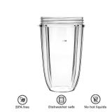 Replacement Cups for Nutribullet Replacement Parts 24oz Blender Cups Compatible with NutriBullet 600w and 900w Blender - Retail: $10