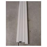 Delamu 56.7in Cord Hider, Cord Covers for Mini Wire on Wall, Paintable Cable Hider Wire Covers for Cords, Self-Adhesive Cable Cover Management, Easy Set-up Wires Hiders for TV, W0.55 H0.4in, White - R