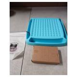 Magnet Game, Board Game for Kids 8-12, Magnetic Game Chess Set for Kids and Adults Family and Friend Games Night, Magnet Chess Game 40 Piceses, 2-4 Players (Cyan) - Retail: $26