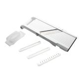 Benriner Mandoline Super Slicer, with 4 Japanese Stainless Steel Blades, BPA Free, 14.5 x 5.25-Inches, New Model