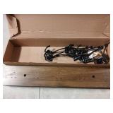 IBosins Wall Mounted Coat Rack with 10 Decorative Hooks, 34