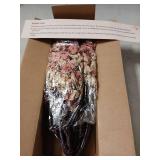 Yastouay Fake Fall Flowers Thanksgiving Table Decor, 10Pcs Fall Beige Brown Artificial Flowers for Decorations, Babys Breath Artificial Flowers Bulk for Thanksgiving Fall Decor Floral Arrangement - Re