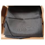 sancua Black Square Tablecloths 60x60 Inch, 2 Pack - Fabric Table Cloth for Square or Round Tables, Washable Polyester Table Cover for Dinner, Holiday Party, Decorative Display Tables - Retail: $17