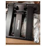 monTEK Full Motion TV Wall Mount for 23-65 Inch Flat & Curved TVs and Monitors, Swivel & Tilt Articulating Bracket, Max VESA 400x400mm, Holds up to 77 lbs, Perfect Center Design - Retail: $25