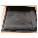 sancua Black Square Tablecloths 60x60 Inch, 2 Pack - Fabric Table Cloth for Square or Round Tables, Washable Polyester Table Cover for Dinner, Holiday Party, Decorative Display Tables - Retail: $17
