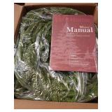 WBHome 2 PCS 9FT Real Touch Norfolk Pine Christmas Garland, Winter Greenery Garland for Christmas, Holiday Seasonal Outdoor/Indoor Home Decor - Retail: $40