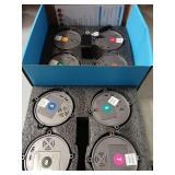 Joyublly Buzzers for Trivia Games, Rechargeable Answer Buzzers for Classroom with Light, Show Who Buzzed First, 4 Modes, 50m(164Ft)-Buzzer System for Game Show, School, Jeopardy, Family Feud Night - R