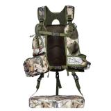 NatureBlend Turkey Vest with Seat Cushion, Adjustable Turkey Hunting Vest with Game Pouch, Hunting Clothes Vest for Men & Women, Turkey Hunting Accessories, Turkey Vest for Hunting