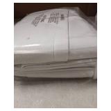 Guken White 100% Blackout Linen Curtains 84 Inch Length 2 Panels Set for Living Room Bedroom Back Tab Thermal Insulated 100% Black Out Drapes Room Darkening Farmhouse Style for Bedroom Curtains 52x84 