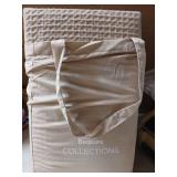 Bedsure 100% Cotton Duvet Cover King Size with Fitted Sheet - 4 Pieces Khaki Waffle Weave Bedding Set, GentleSoft and Breathable, Includes 1 Duvet Cover 104x90, 1 Fitted Sheet, 2 Pillow Shams