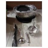 Mixing Bowls Set, 25PCS Stainless Steel Mixing Bowl with Lid Set, Large Nesting Bowls 7, 4.5, 3,2, 1.5QT, Measuring Cups and Spoons Baking Utensils Metal Bowl for Kitchen Prep - Retail: $35