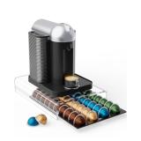 Storage Drawer for Nespresso Vertuo Coffee Pod Holder for Counter Acrylic Coffee Capsule Organizer - 40 Pods - Retail: $30