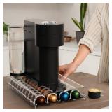 Storage Drawer for Nespresso Vertuo Coffee Pod Holder for Counter Acrylic Coffee Capsule Organizer - 40 Pods - Retail: $30