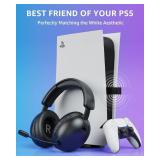 OPUTIK Wireless Gaming Headset with Mic for PC PS4 PS5 Switch 2, 2.4Ghz/Bluetooth Gamer Headphones with Microphone for PlayStation 4 5 - Retail: $21