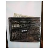 Flowfold Recycled Sailcloth Wallet Black Sailcloth
