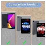 GIVEITALL for Onn 8 inch Tablet Case 2024 (Gen 4,Model:100135923),Bubble Cartoons Silicone Kids Case for TCL Tab 8 Le/iplay 50 min/60 mini Pro/DOOGEE T20 Mini iwith Stand (Light Blue) - Retail: $14