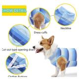 Coppthinktu Recovery Suit for Dogs Dog Onesie for Surgery, Dog Surgery Recovery Suit for Small Medium Dogs, E-Collar Alternative Anti Licking Abdominal Wounds Pet Surgery Recovery Neuter Suit - Retail