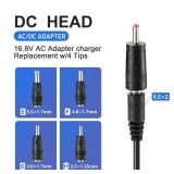 16.8V 1A Massage Gun Charger Replacement 16.8V 0.8A 1A AC DC Power Supply for Massage Gun Power Supply Cord Cable - 59inch/1.5m - Retail: $9