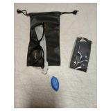 Gaoye Blue Light Blocking Glasses - Trending Round TR90 Frames, Metal Arms, UV400 Protection - Matching Soft Case - Retail: $16