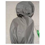 Shakas 2 PCS Cars Headrest Covers, Full Wrap-around Non-marking Fit Anti-scratch Protector, Waterproof Leather Portable Reusable Elastic Dust Cover, for Most Cars Seat Headrest Accessories (Gray #M) -