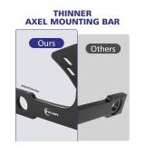 Universal Curved Motorcycle License Plate Bracket With Light Rear Axel Motorcycle License Plate Relocation Holder Side Mount Tag Frame For Rebel 500 Ruckus YZF R6 R7 R8 Vulcan S 650 MT03 MT09 TW200 - 