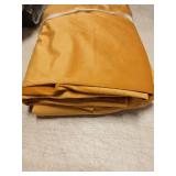 MIULEE Mustard Yellow Velvet Curtains Thermal Insulated Blackout Curtain Fall Drapes for Bedroom Living Room Darkening 84 Inches Long Curtains Panels Rod Pocket Set of 2 52 by 84 by 2 - Retail: $49