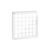 YUANGUNGUN Magnetic Acrylic Display Case - 36-Grid Seashell & Gemstone Organizer Box (Starfish Design, Jewelry Storage Solution) - Retail: $10