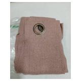 YoungsTex Mocha Brown Linen Curtains 63 Inch Length for Living Room Window, Light Filtering Drapes with Grommet Semi Sheer Rustic for Office Bedroom, 2 Panels, 42 X 63 Inch