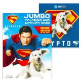 DC Comics Superman Coloring and Activity Book Set for Kids Ages 4-8 - Bundle with Superman Coloring Pages and 2 Board Books Plus Superman Stickers, More | Superhero Activity Book Set for Boys