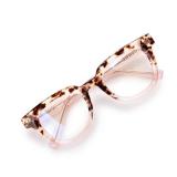 OPTOFENDY Oversized Blue Light Blocking Glasses for Women, Anti Eyestrain & UV Protection Square Computer Eyeglasses