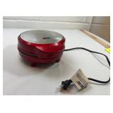 Holstein Electric Omelet & Tortilla Maker - Red