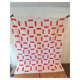 Handmade Double-Sided Patchwork Quilt