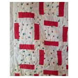 Handmade Double-Sided Patchwork Quilt