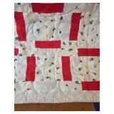 Handmade Double-Sided Patchwork Quilt