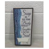 Beach Wall Decor - Sand is to the Body Quote Sign