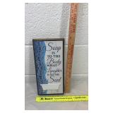 Beach Wall Decor - Sand is to the Body Quote Sign