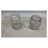 Small Glass Storage Jars with Lids