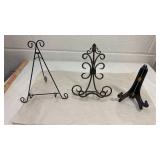 Decorative Metal Display Easel Set